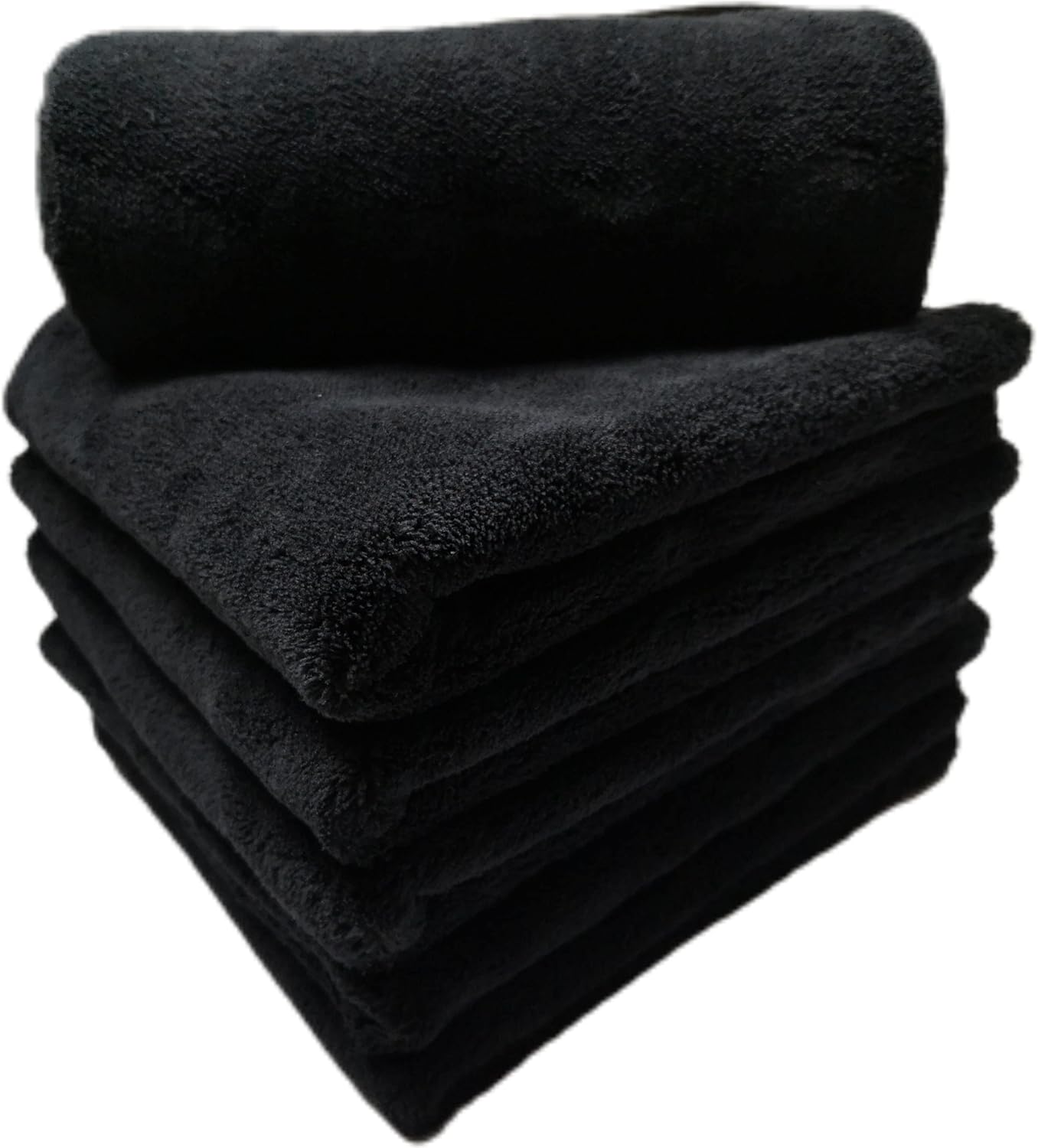 Plush Edgeless Microfiber Towel for Car, Soft Drying Wash Detailing Buffing Polishing Towel, 500