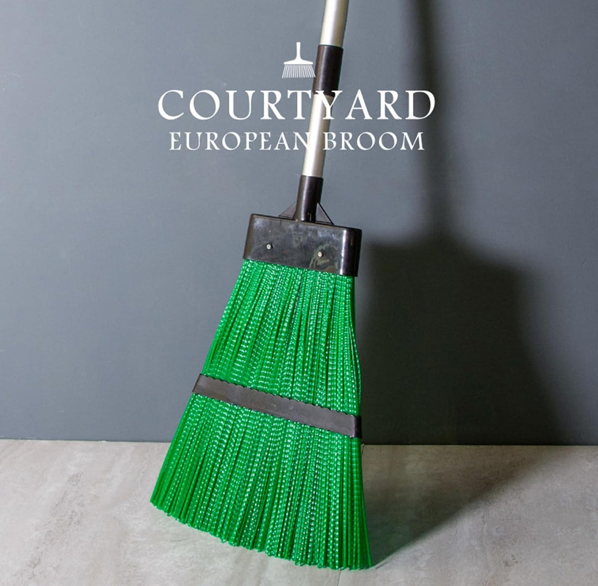 Courtyard Broom-Heavy Duty Broom Long Handle Outdoor Commercial Angle Broom for Courtyard Ourdoor