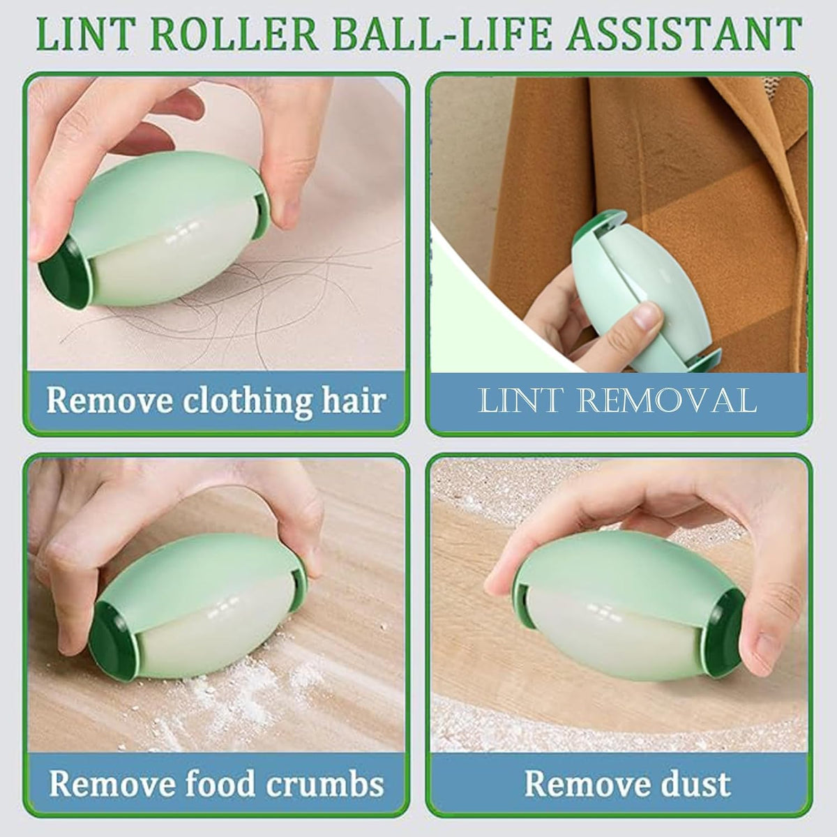 Upgrade Reusable Lint Roller for Pet Hair, Portable Washable Sticky Rollers for Clothes, Super