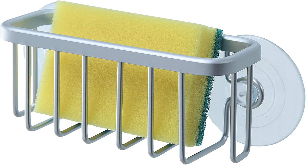 SunnyPoint NeverRust Kitchen Sink Suction Holder for Sponges, Scrubbers, Soap, Kitchen, Bathroom