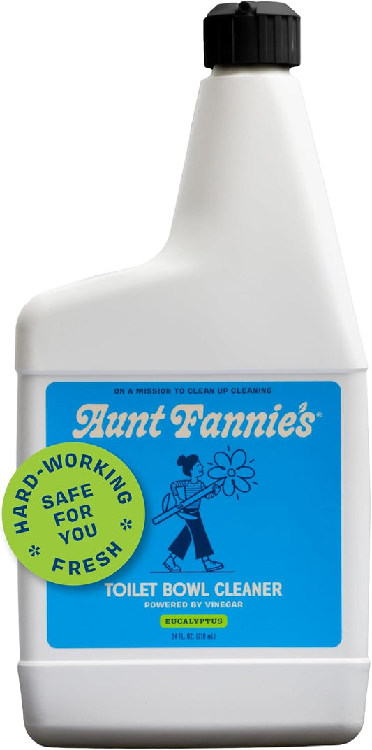 Aunt Fannie's Toilet Bowl Cleaner, Bleach-Free Cleaner Powered by Vinegar, Freshens and Removes