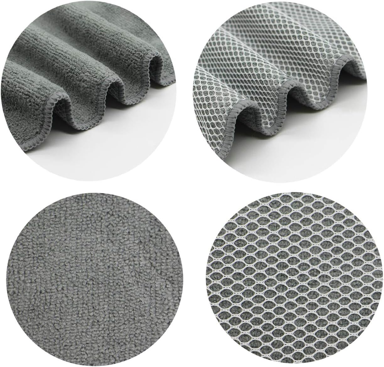 Microfiber Dish Cloths Fast Drying Kitchen Cleaning Cloth Dish Rags Dust Cloths Ultra Absorbent