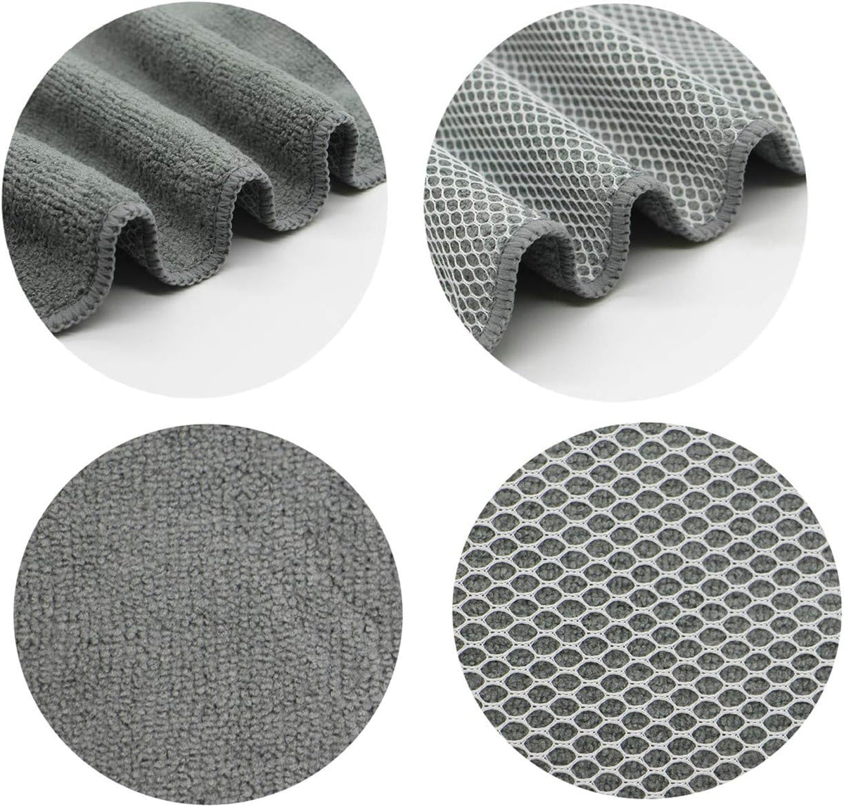 Microfiber Dish Cloths Fast Drying Kitchen Cleaning Cloth Dish Rags Dust Cloths Ultra Absorbent