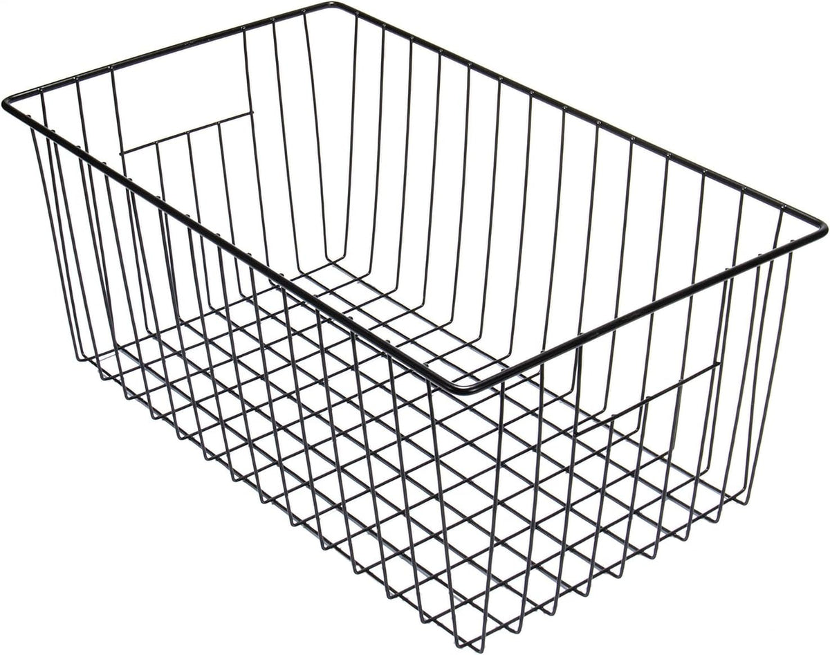 16" L x 12" W Wider Freezer Storage Organizer Baskets Container, Deep Metal Wire Chest Upright