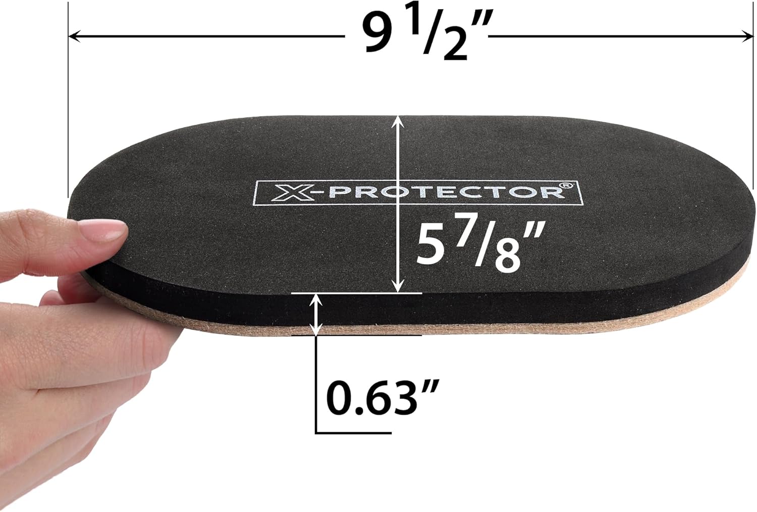 Felt Furniture Sliders Hardwood Floors X-PROTECTOR – 4 PCS 9 1/2 inch Furniture Sliders – Heavy