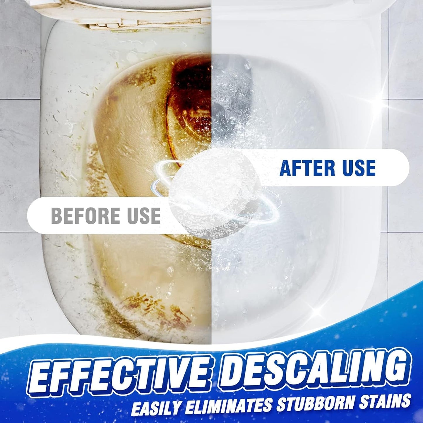 Vacplus Toilet Bowl Cleaners - 6 PACK, Household Toilet Cleaner, Automatic Toilet Bowl Cleaners