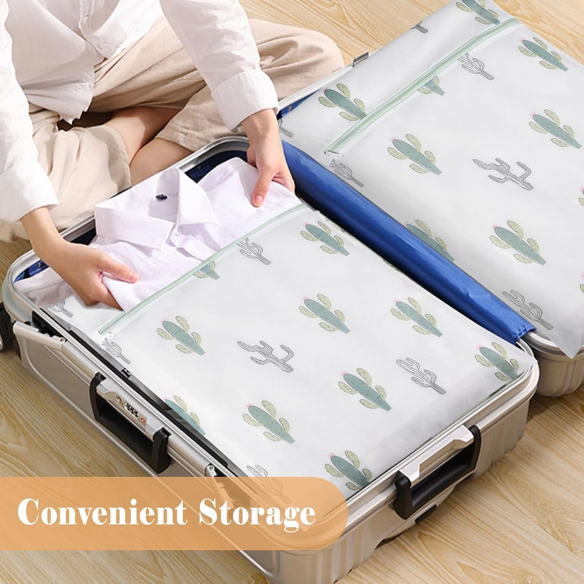 Mesh Laundry Bag, Durable Laundry Bags with Premium Zipper, 5-Piece Washing Machine Wash Bags for