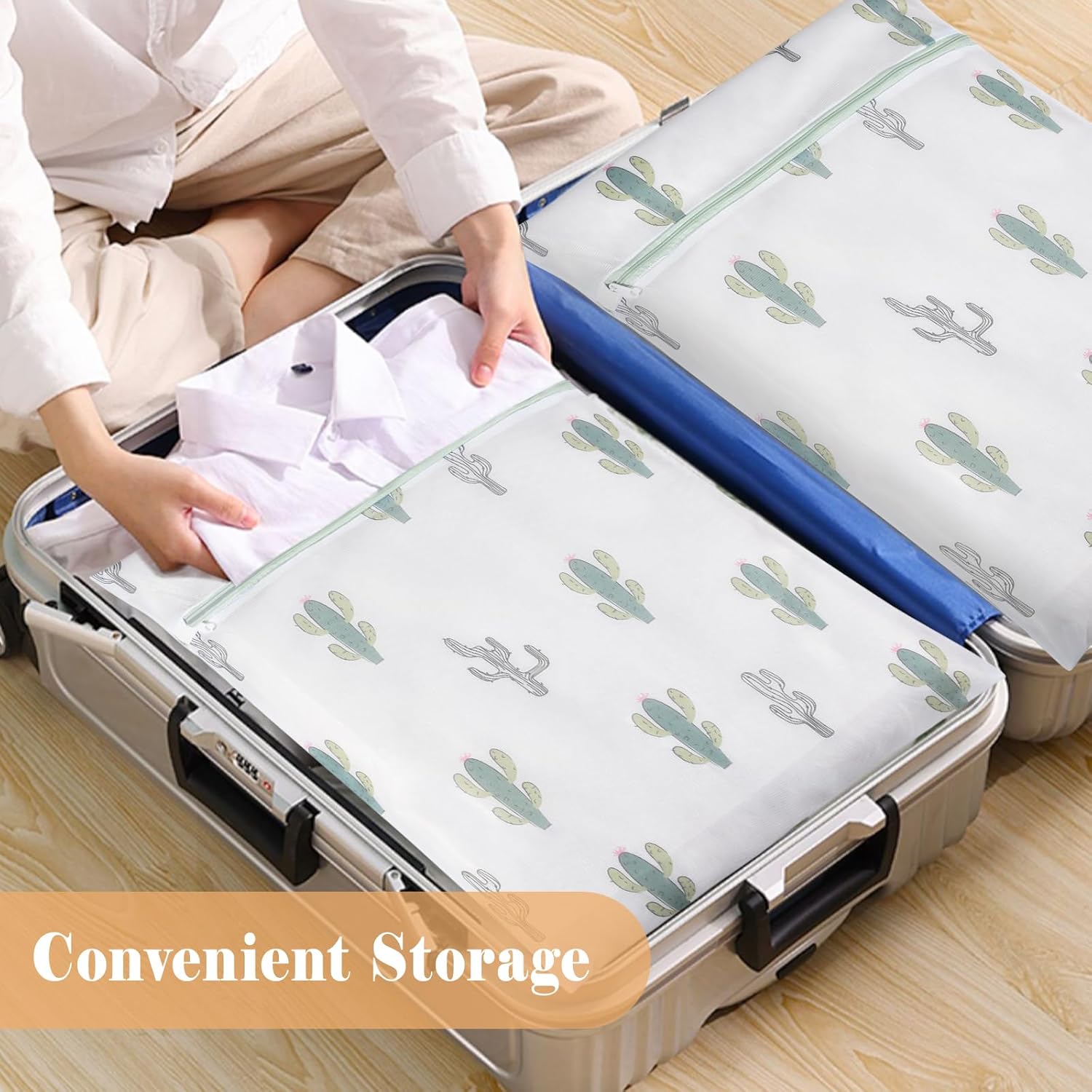 Mesh Laundry Bag, Durable Laundry Bags with Premium Zipper, 5-Piece Washing Machine Wash Bags for