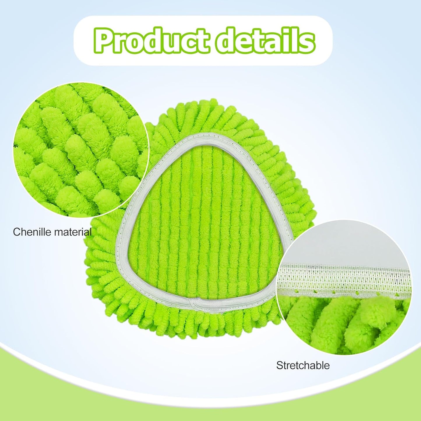 Mop Heads Replacements Compatible with O-cedar Easy Wring 1-Tank System,Mop Replace Head for