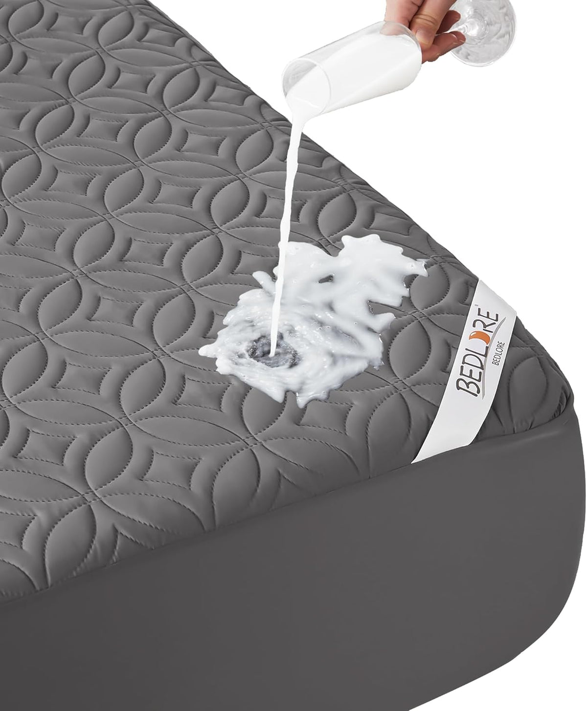 BEDLORE Waterproof Mattress Protector, California King Size Mattress Pad with Deep Pocket 6"-18"