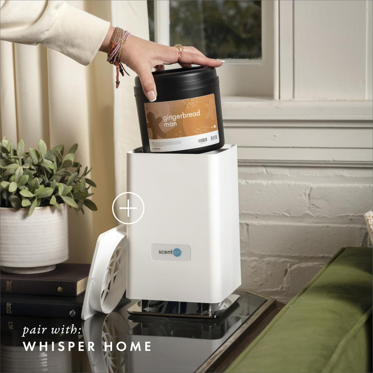 ScentAir Whisper Home Monthly Plug-in Refill, Fragrance Cartridge for Home and Office, Amazon