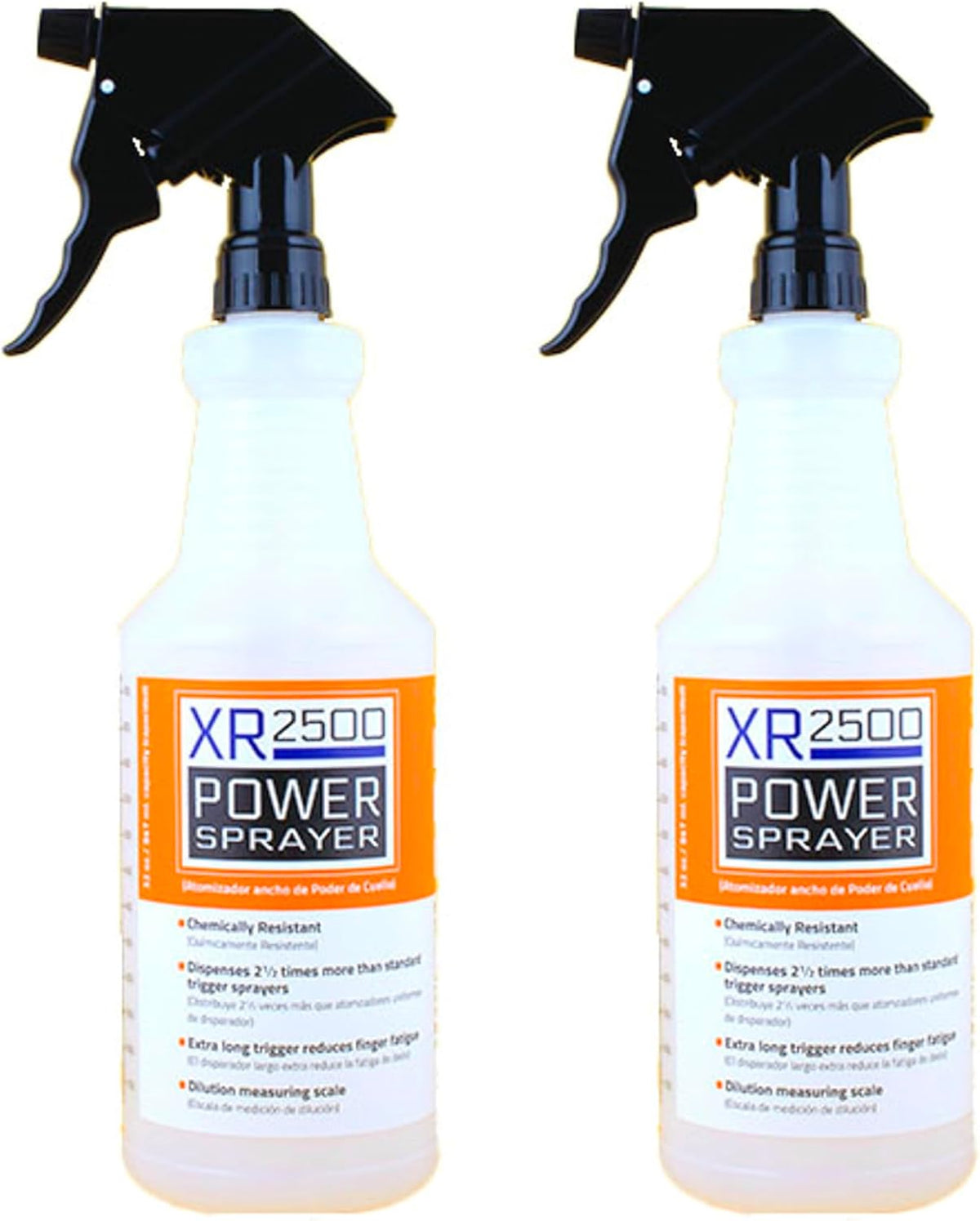 Sprayco 32oz Chemical Resistant Spray Bottle – Adjustable Nozzle, Built-in Dilution Scale, Heavy