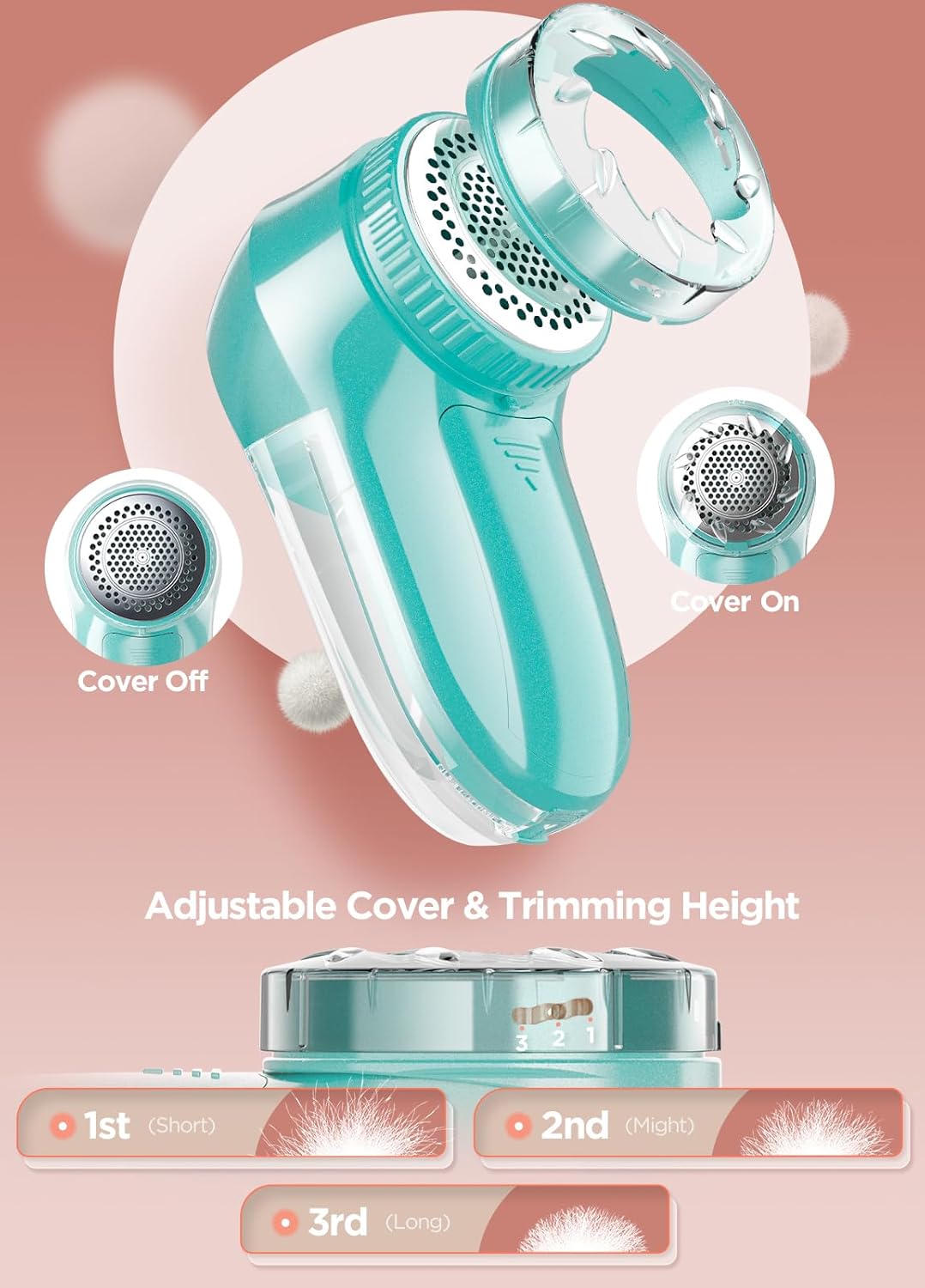 Bymore Lint Removers, Cleaning Tools for Clothes, Fabric Lint Shaver Defuzzer Sweater Shaver for