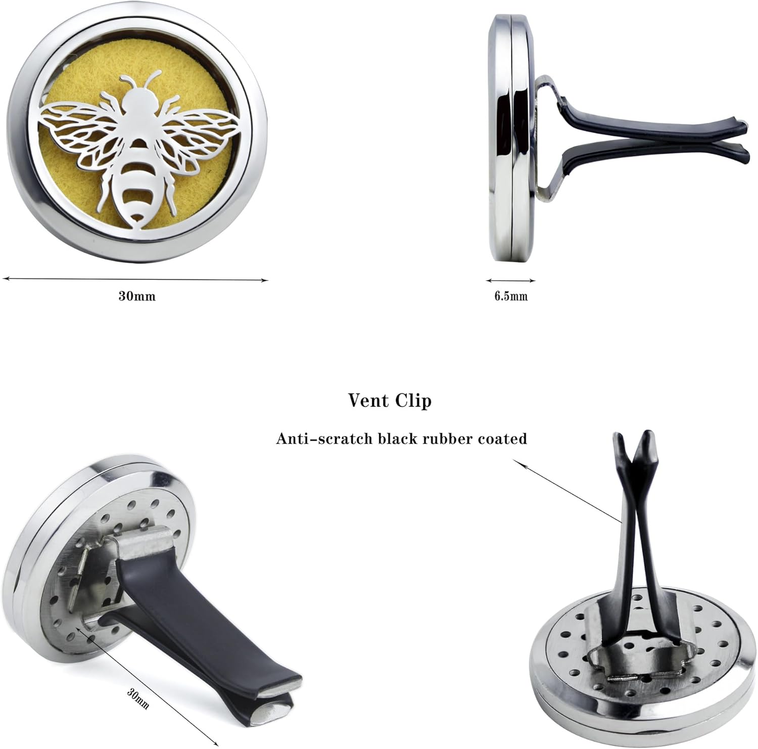 Car Diffuser Vent Clip 30mm Aromatherapy Essential Oil Automotive Diffuser Air Fresheners Vent