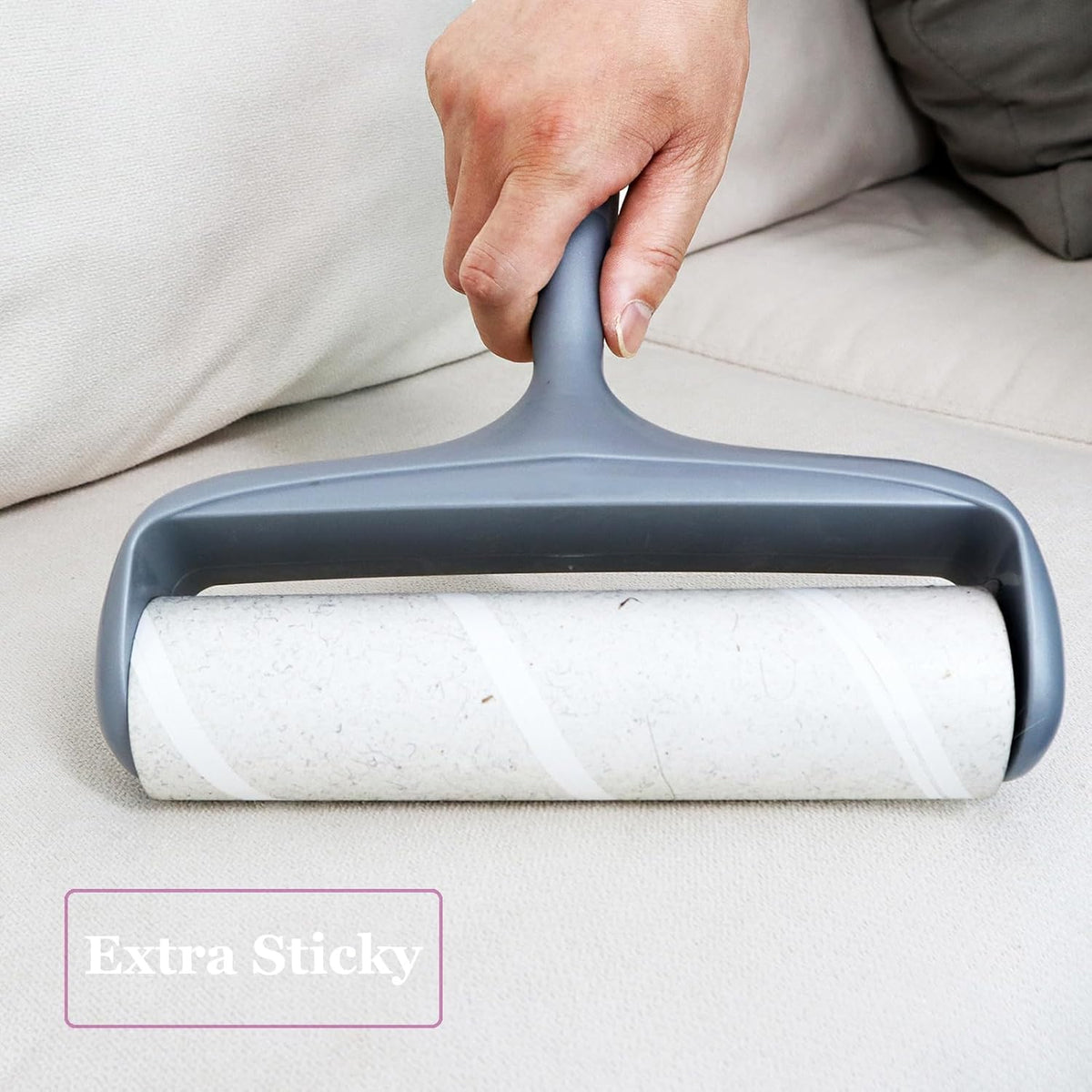 8 inch Large Surface Roller Refill Compatible with Scotch-Brite Pet Hair Pickup Extra Sticky Large