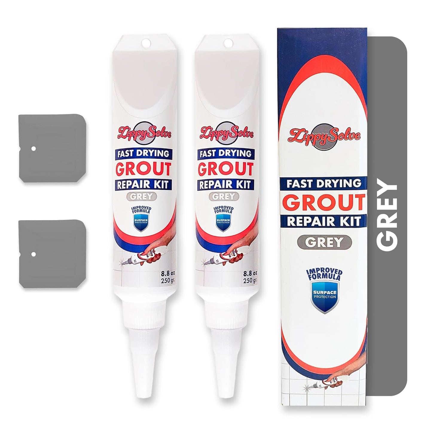 Tile Grout, Repair Kit, 2 Pack Grout Filler, Restore & Renew Tile Joints Line, Fast Drying Tile