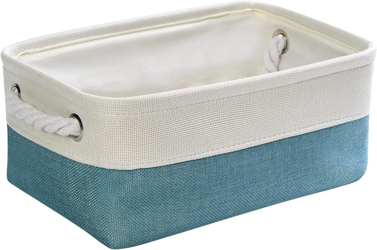 TheWarmHome Fabric Storage Bin with Handles,Storage Basket for Home Storage and Organization, Shelf
