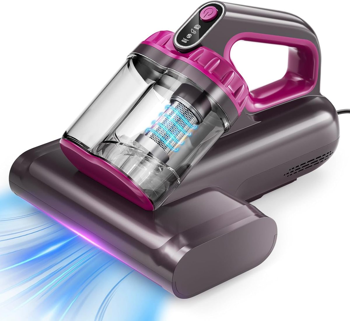 Mattress Vacuum Cleaner, 17Kpa 650W Bed Vacuum Cleaner, 273nm UV-C Light & Ultrasonic 145°F