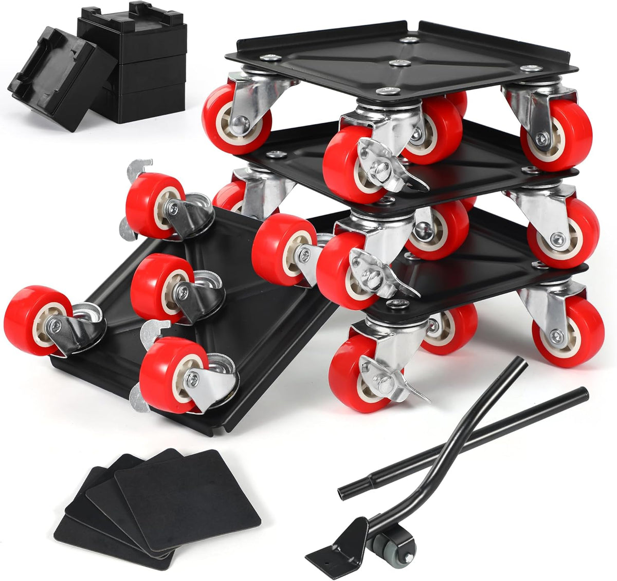 1200 lb Capacity - Heavy Duty Furniture Movers with Wheels and Moving Dolly, Includes Furniture