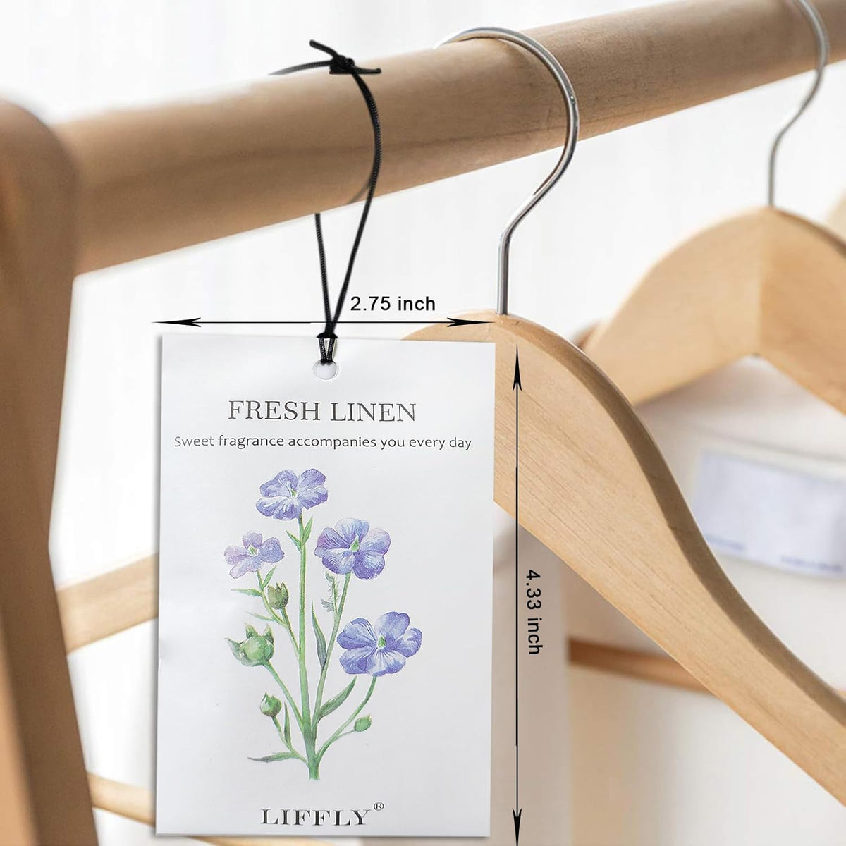 14 Packs Scented Sachets for Drawers and Closets Lavender Fresh Linen Cherry Blossoms White Cotton