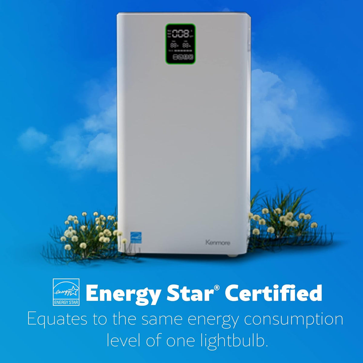 Kenmore PM3020 Air Purifiers with H13 True HEPA Filter, Covers Up to 1500 Sq.Foot, 24db SilentClean