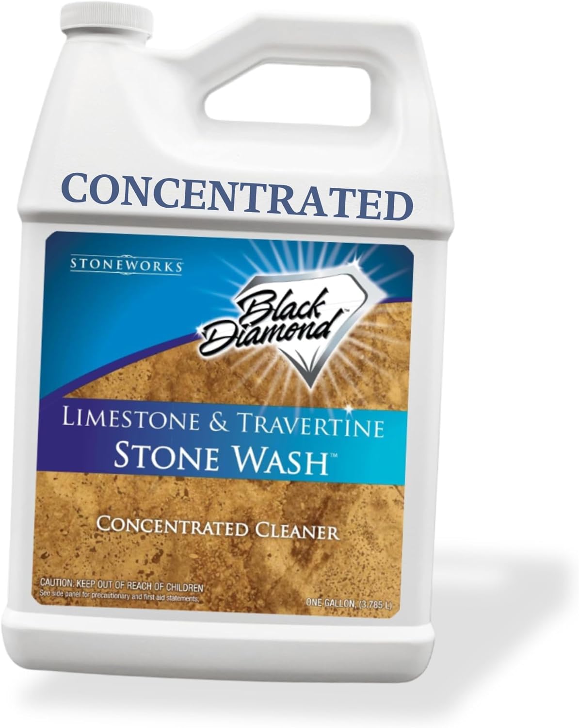 Black Diamond Stoneworks Natural Stone Cleaner - Limestone, Slate & Travertine Cleaner - Natural