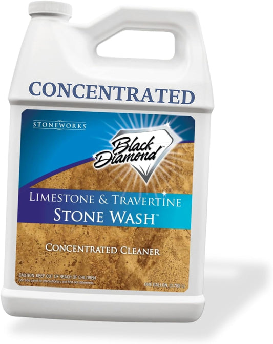 Black Diamond Stoneworks Natural Stone Cleaner - Limestone, Slate & Travertine Cleaner - Natural