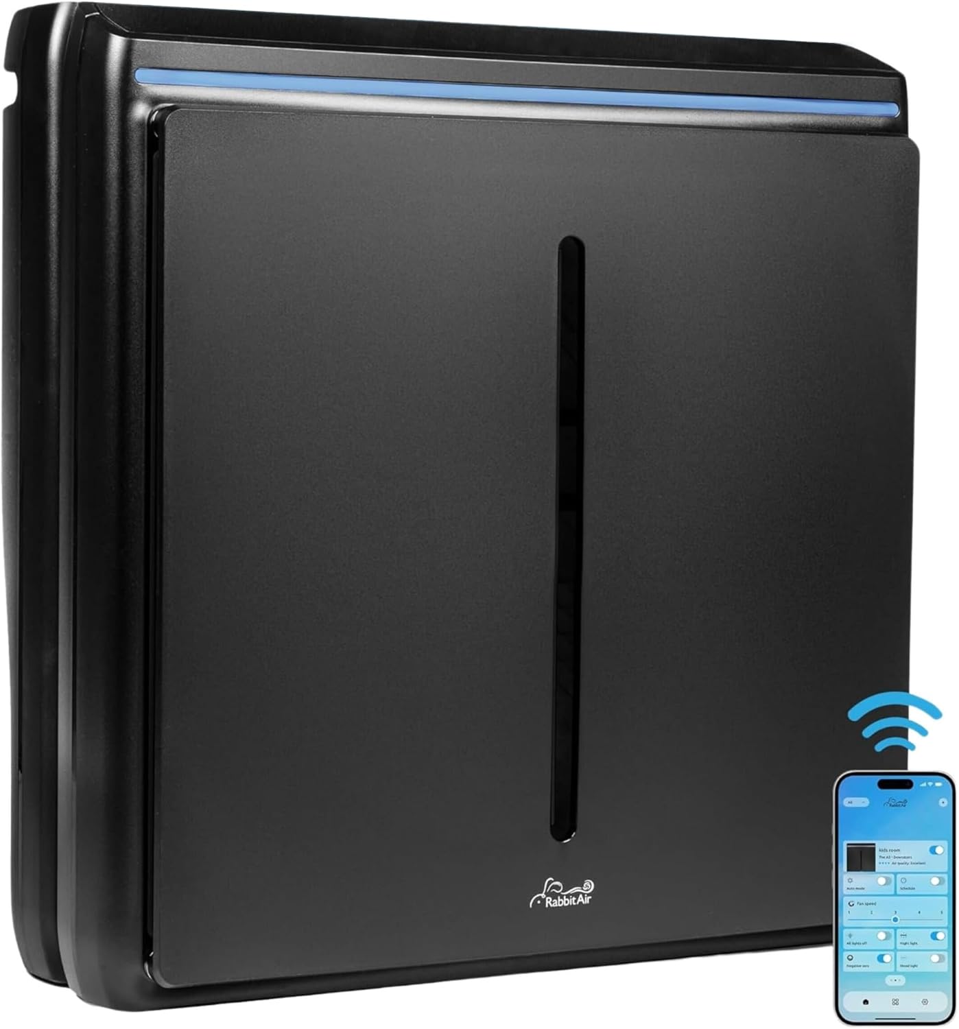 Rabbit Air, A3 SPA-1000N Air Purifiers for Home, Ultra Quiet HEPA Air Purifier - Wall Mountable Air