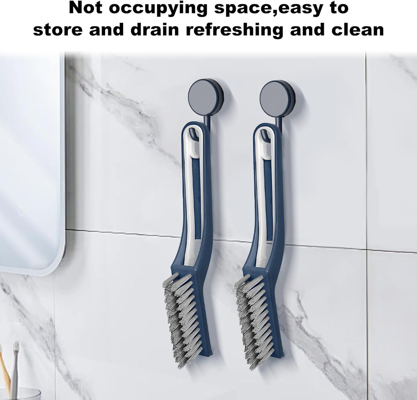 Bristle Brush - Hard Bristle Crevice Cleaning Brush Tools for Household Use, Kitchen, Bathroom
