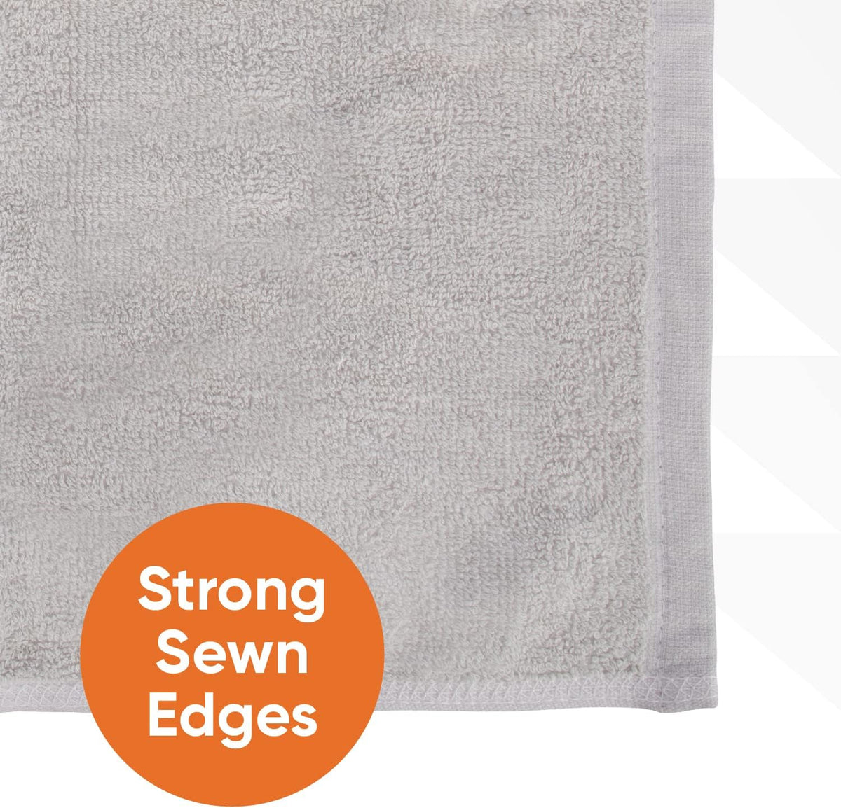 Superio Cotton Terry Washcloths Grey Towels 100% Cotton Cleaning Cloth 16" Rags Wash Clothes for