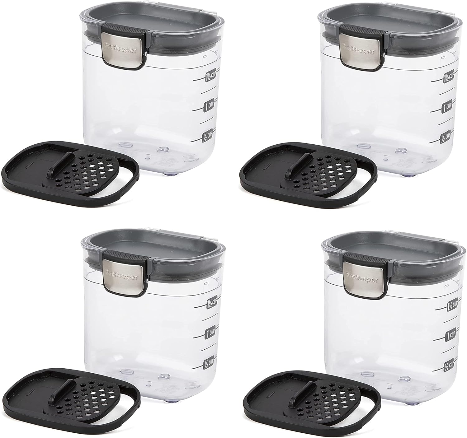 Progressive PKS-401 1.5 Cup Mini Prokeeper+ Airtight Silicone Seal Storage Container Great For