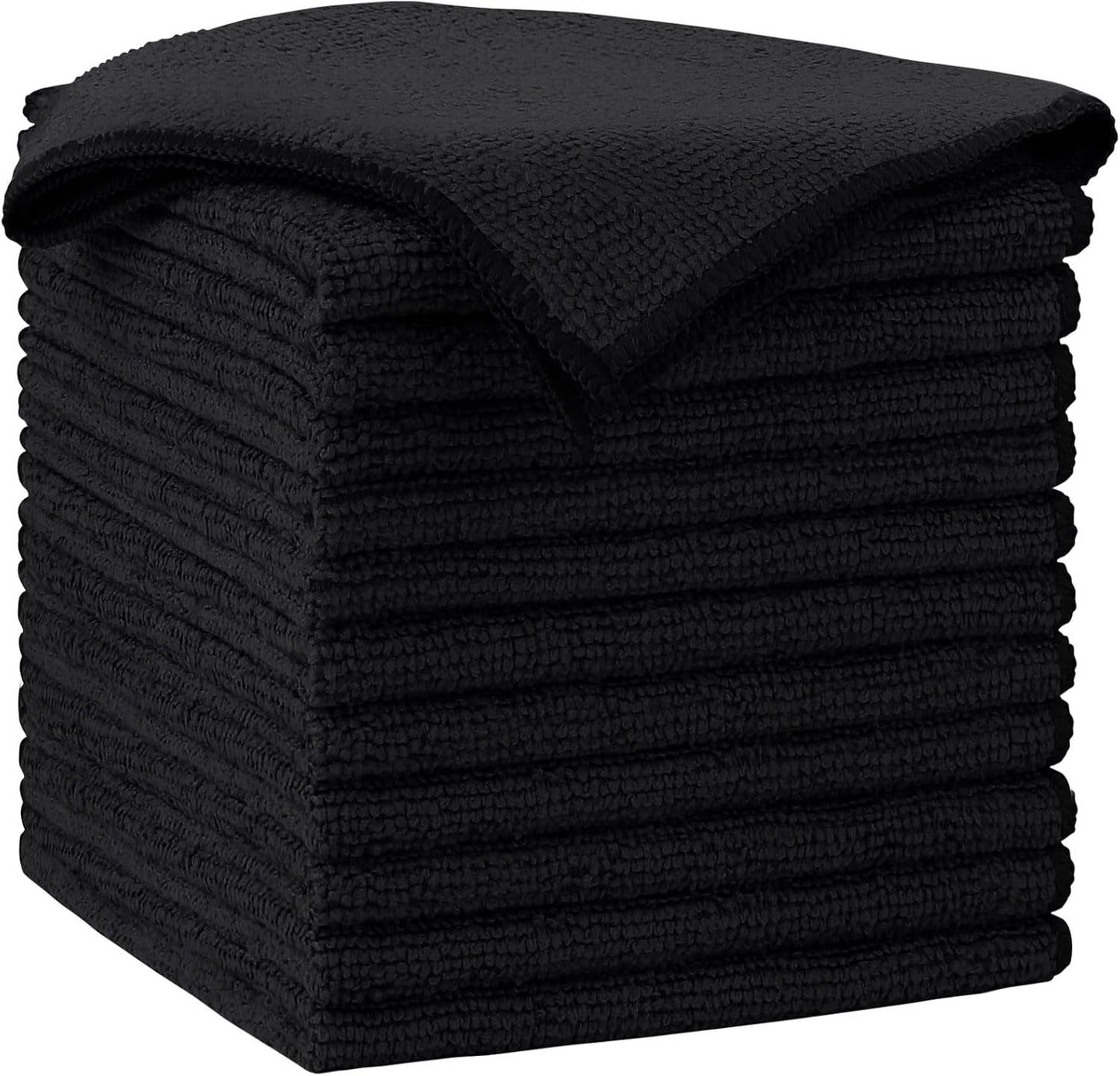 AIDEA Microfiber Cleaning Cloth-12PK, Soft Microfiber Towels for Cars, Absorbent Cleaning Rags