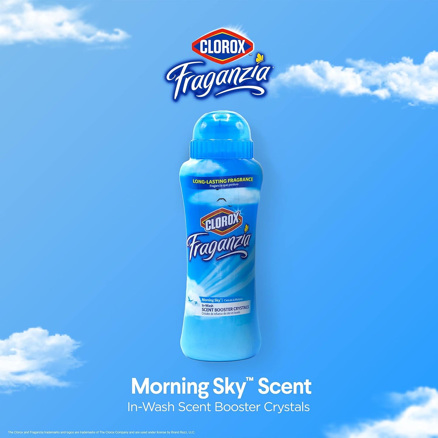 Clorox Fraganzia Laundry Scent Booster Crystals in Morning Sky Scent - Scented In-Wash Freshener