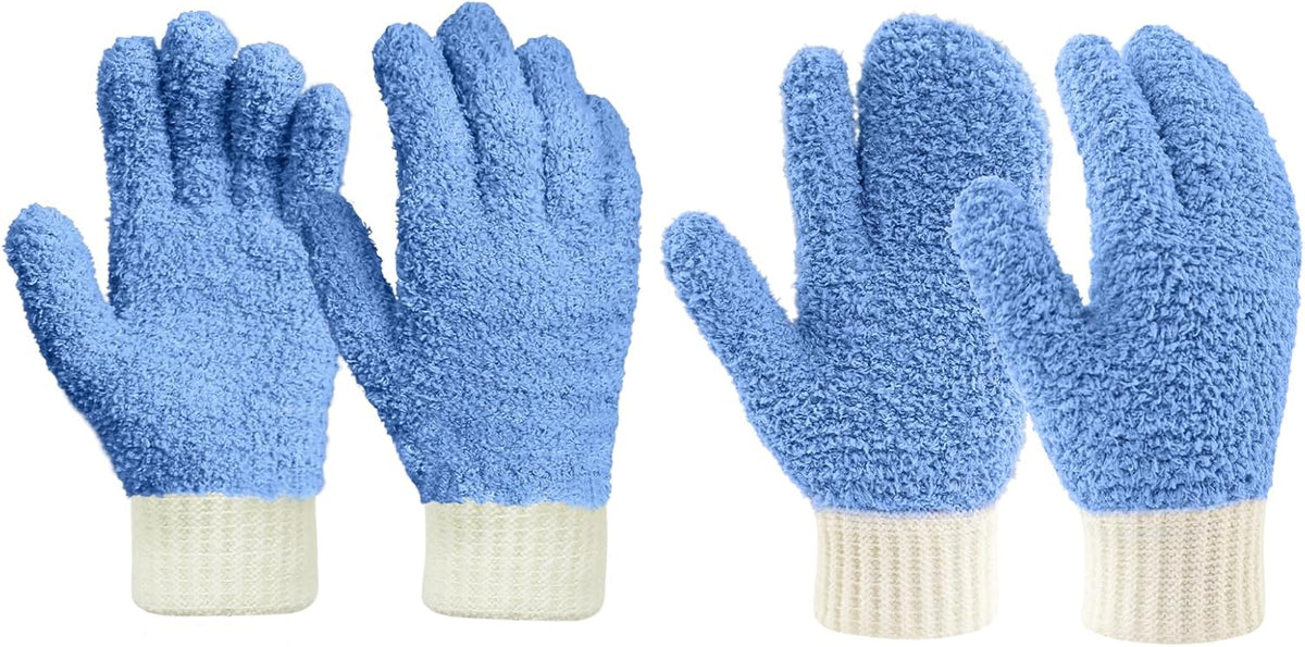 MIG4U Microfiber Dusting Gloves House Cleaning Glove for Blinds, Windows, Shutters, Furniture, and