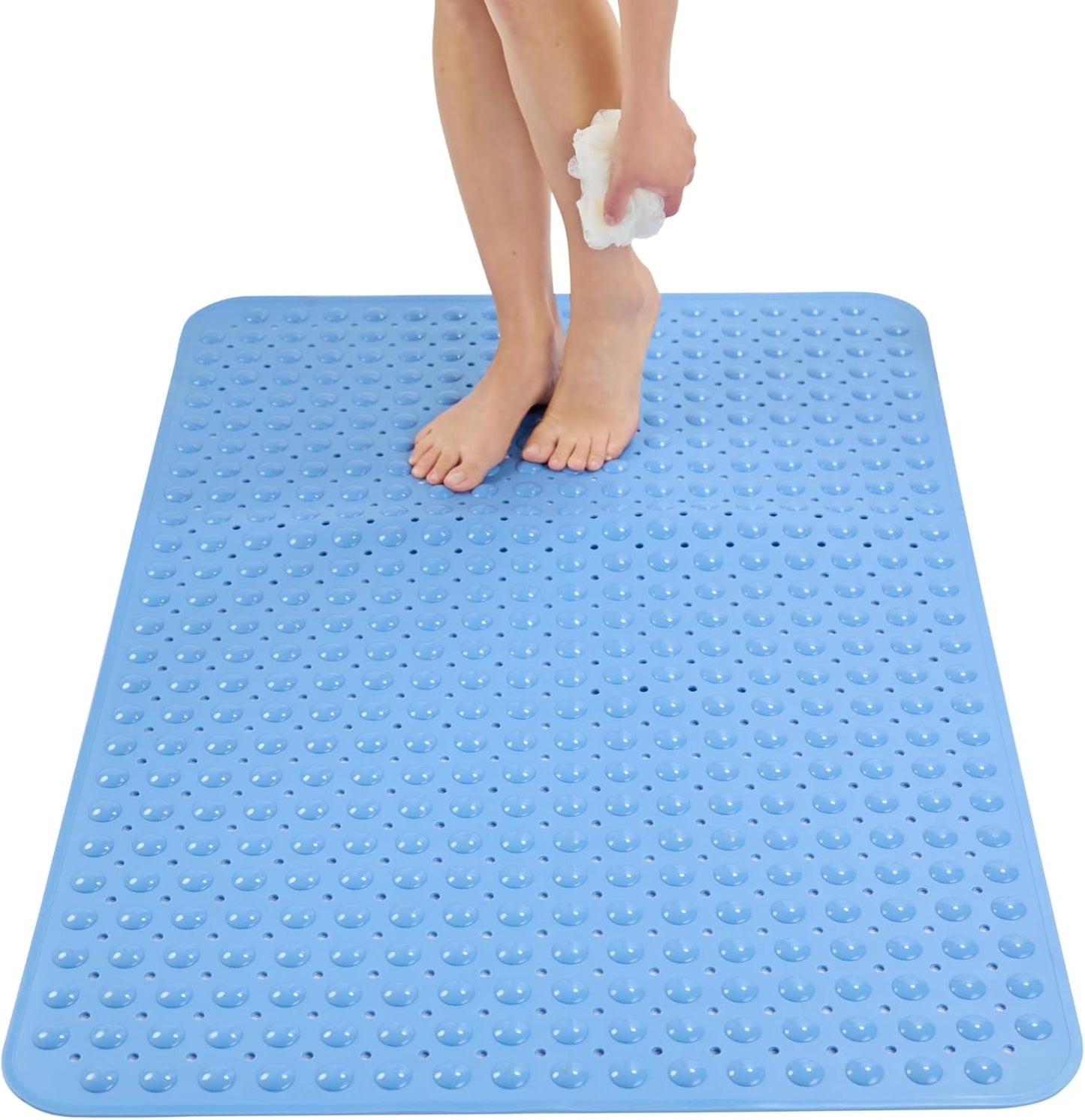 ENKOSI Extra Large Shower Mat Non Slip - 47 x 32 inch - XL Bathroom Shower Mat - Large Shower Matts