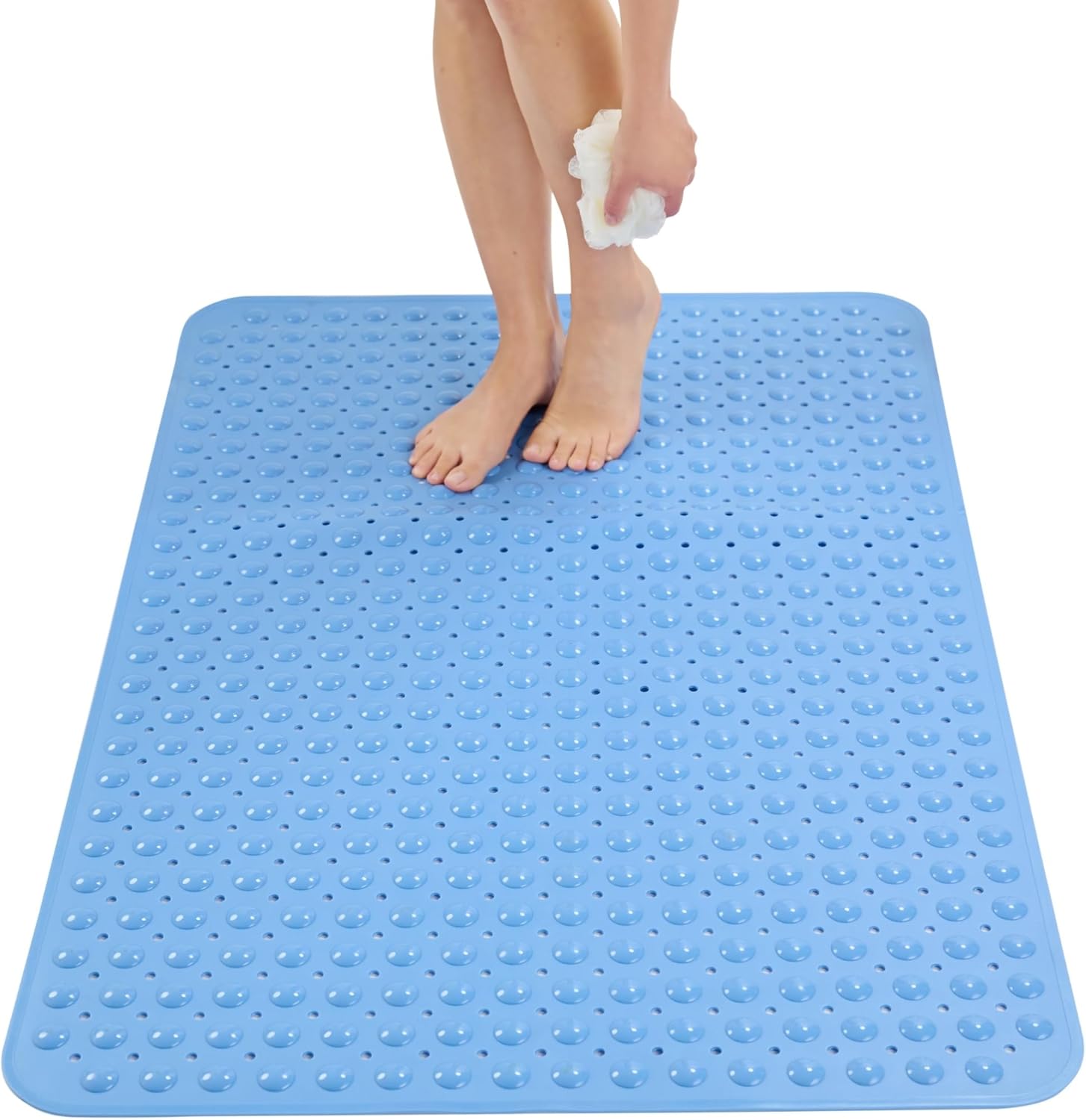ENKOSI Extra Large Shower Mat Non Slip - 47 x 32 inch - XL Bathroom Shower Mat - Large Shower Matts
