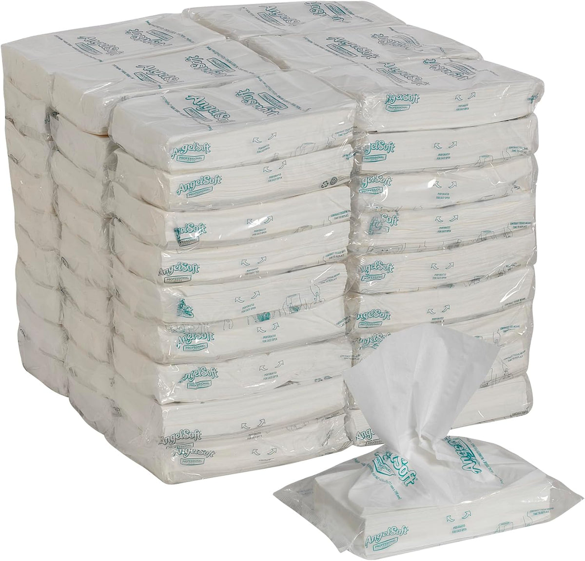 Georgia-Pacific Angel Soft Professional Series Polyflex 2-Ply Facial Tissue Paper (47580),96 Sheets