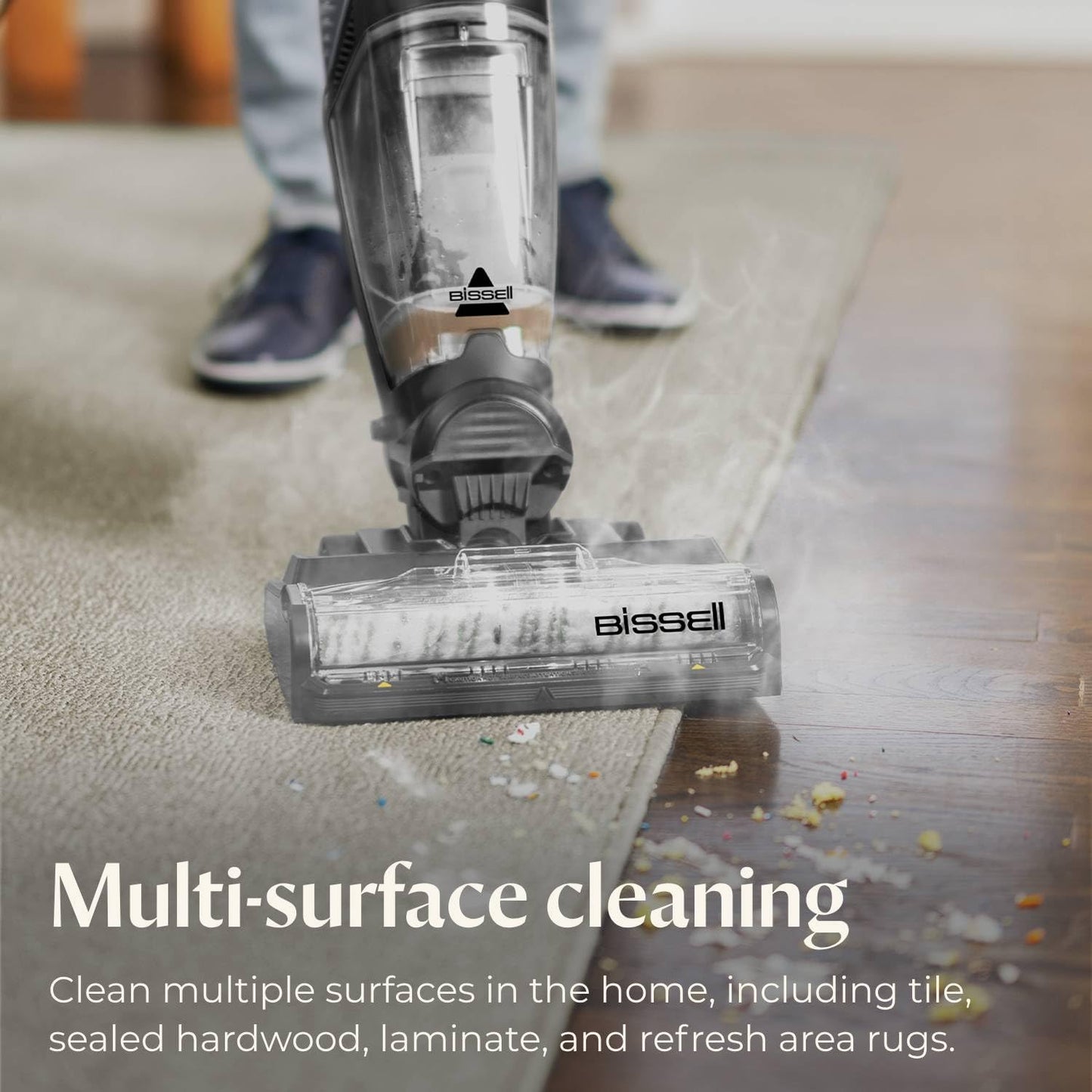 BISSELL® CrossWave® HydroSteam™ Wet Dry Vac, Multi-Purpose Vacuum, Wash, and Steam, Sanitize