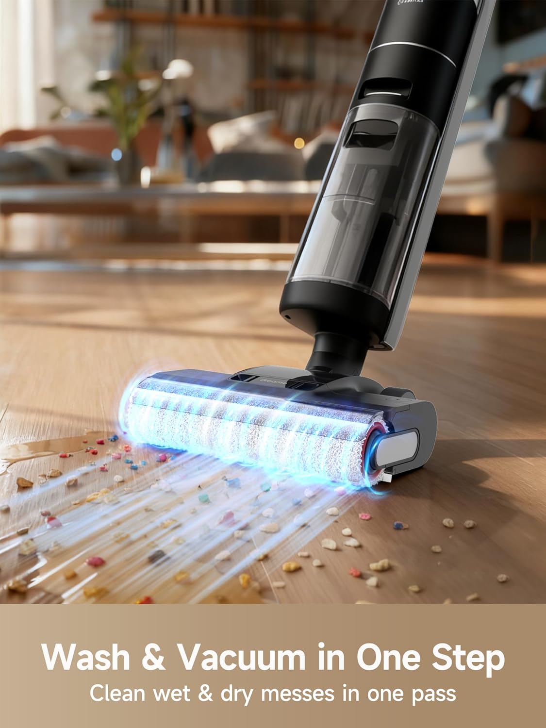 DREAME H12 PRO Vacuum Mop, Wet Dry Vacuum Cleaner for Hard Floor, Vacuum and Mop at The Same Time
