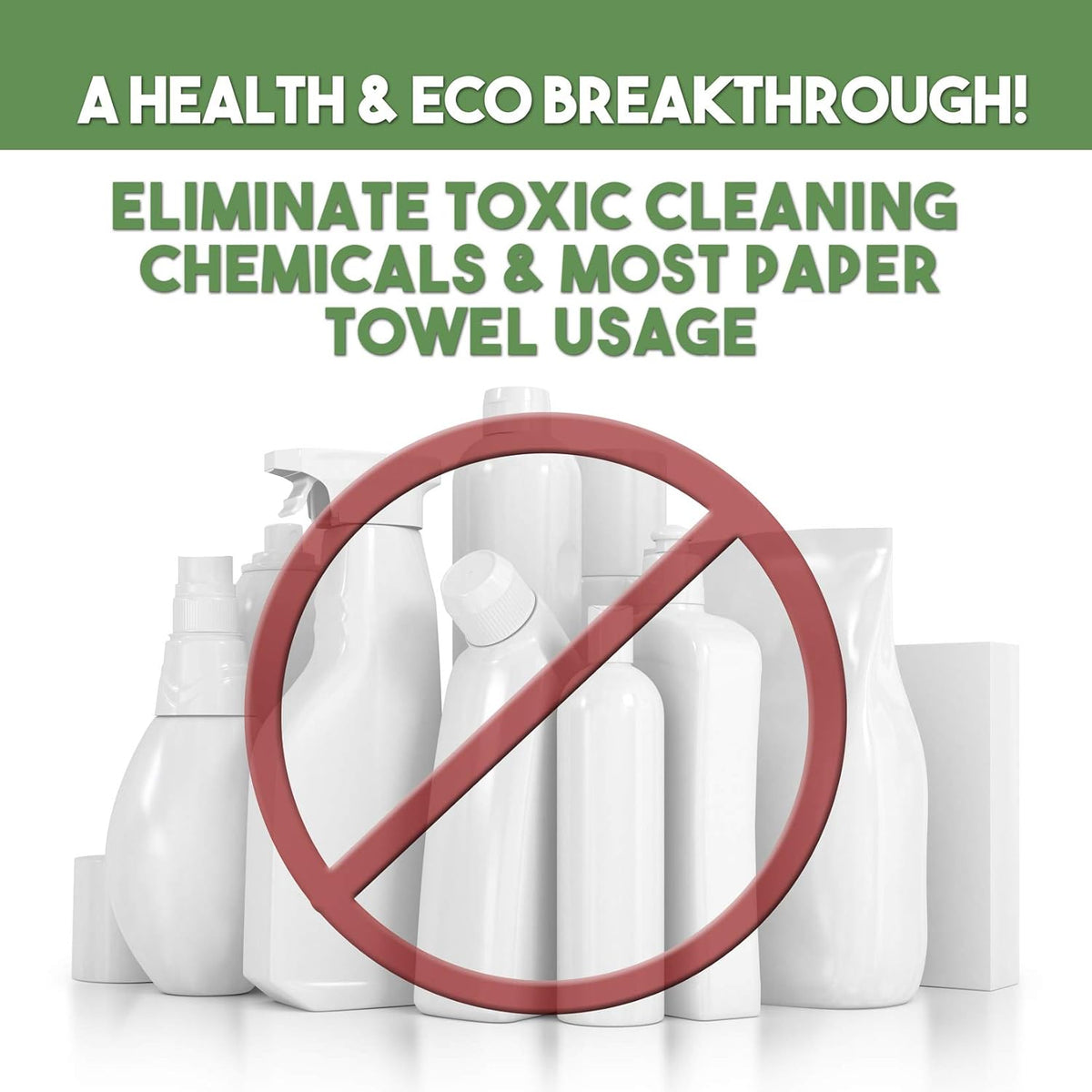 The Amazing Eco Cloth That Cleans Virtually Any Surface with Only Water. No More Paper Towels Or