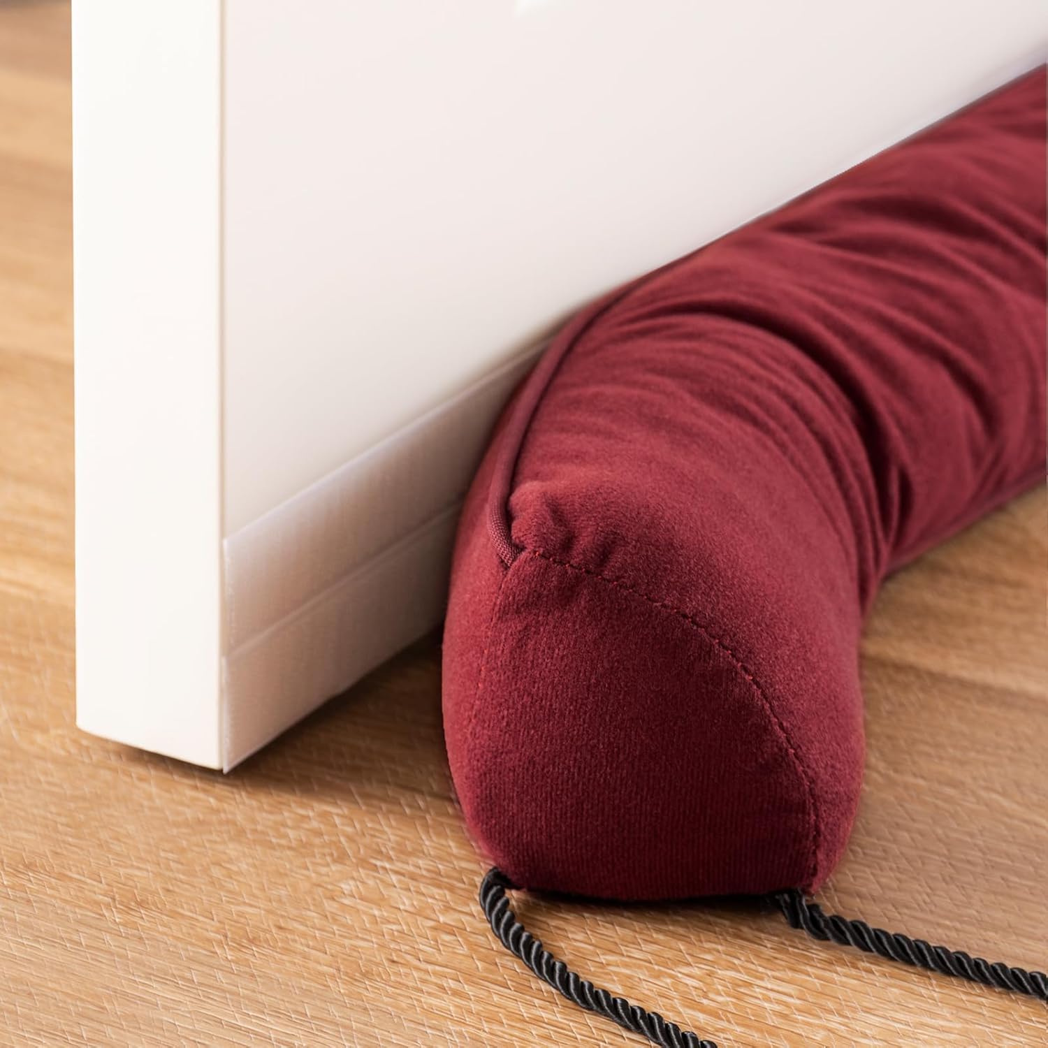 Sunolga 38" Door Draft Stopper Blocks Hot and Cold Air with Removable Washable Cover for Gaps Up to