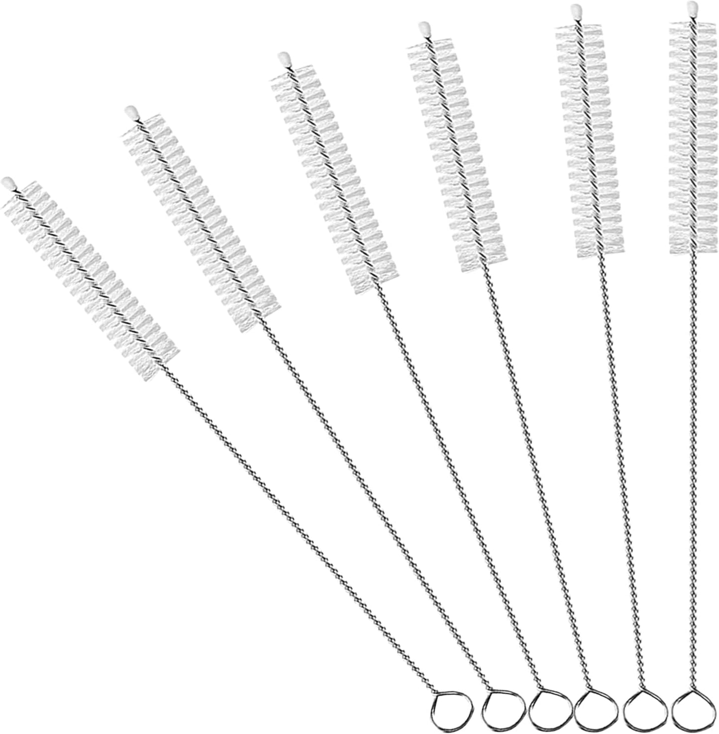 Straw Cleaner Brush Extend 10-Inch, Straw Brush with PA6 Nylon Bristles and Flexible Wire for Baby