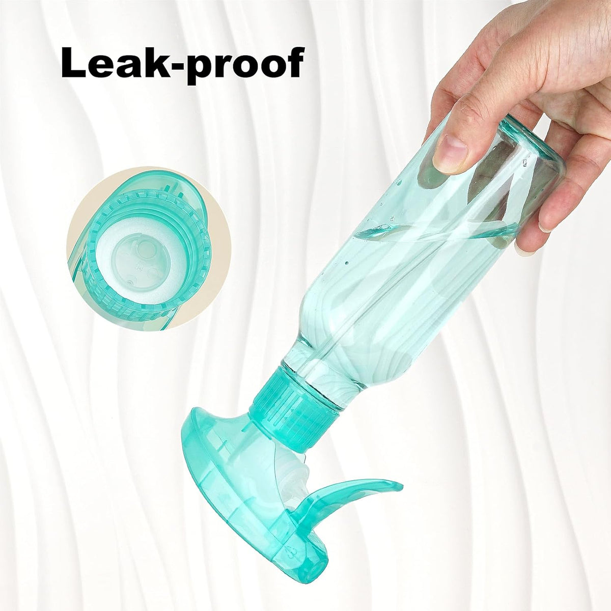 Cosywell Plastic Spray Bottles 8.8oz/260ml 2 Pack Refillable Container Empty Spray Bottle for