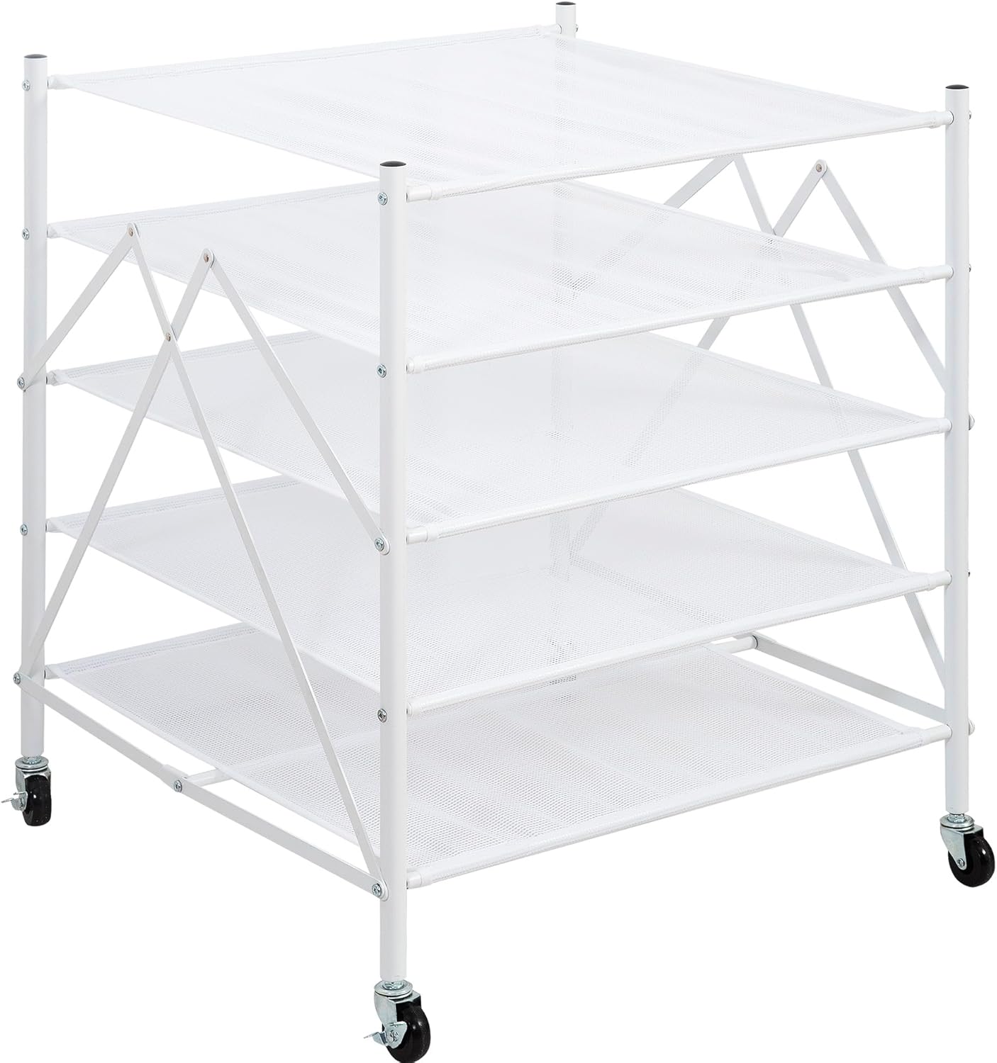 STORAGE MANIAC Sweater Drying Rack, Mesh Clothes Drying Rack, Stackable Laundry Drying Rack, Lay