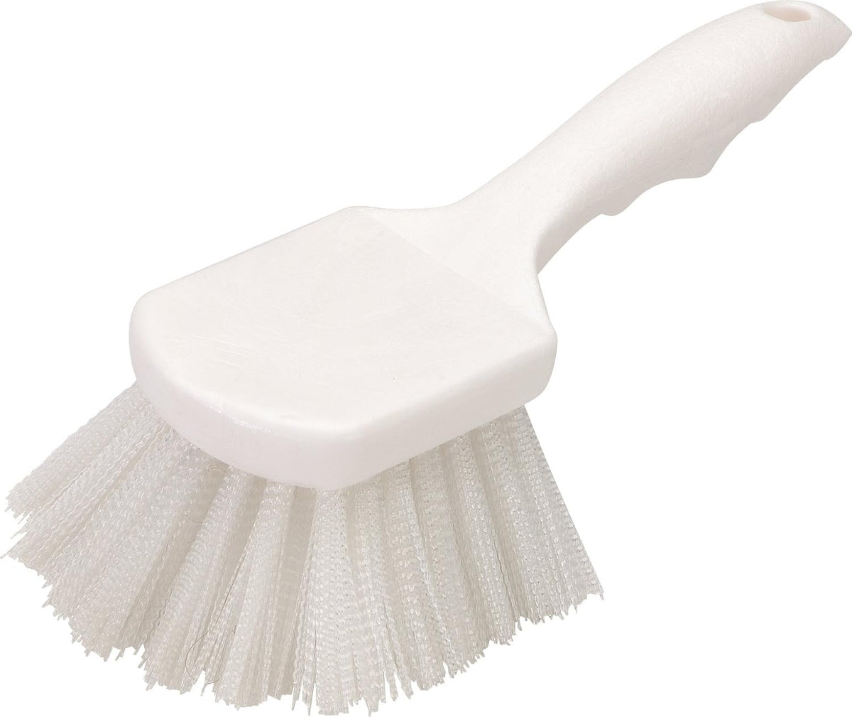 SPARTA 3662000 Flo-Pac Plastic Handle Utility Scrub Brush, Nylon Bristles, 2" Bristle Trim, 8"