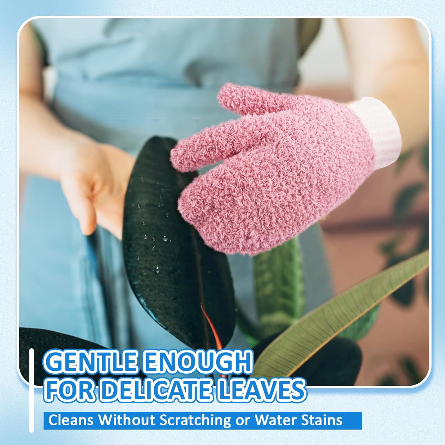 MIG4U Microfiber Dusting Gloves House Cleaning Glove for Blinds, Windows, Shutters, Furniture, and
