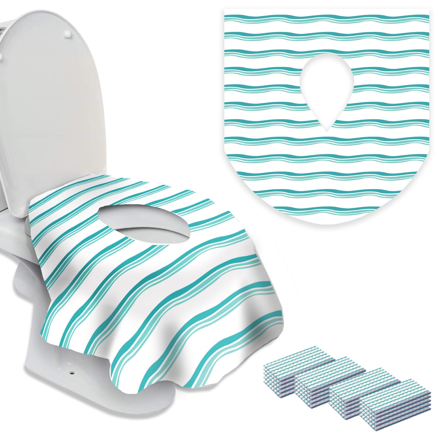 20 Extra Large Toilet Seat Covers Disposable for Kids & Adults-Toilet Covers Disposable for