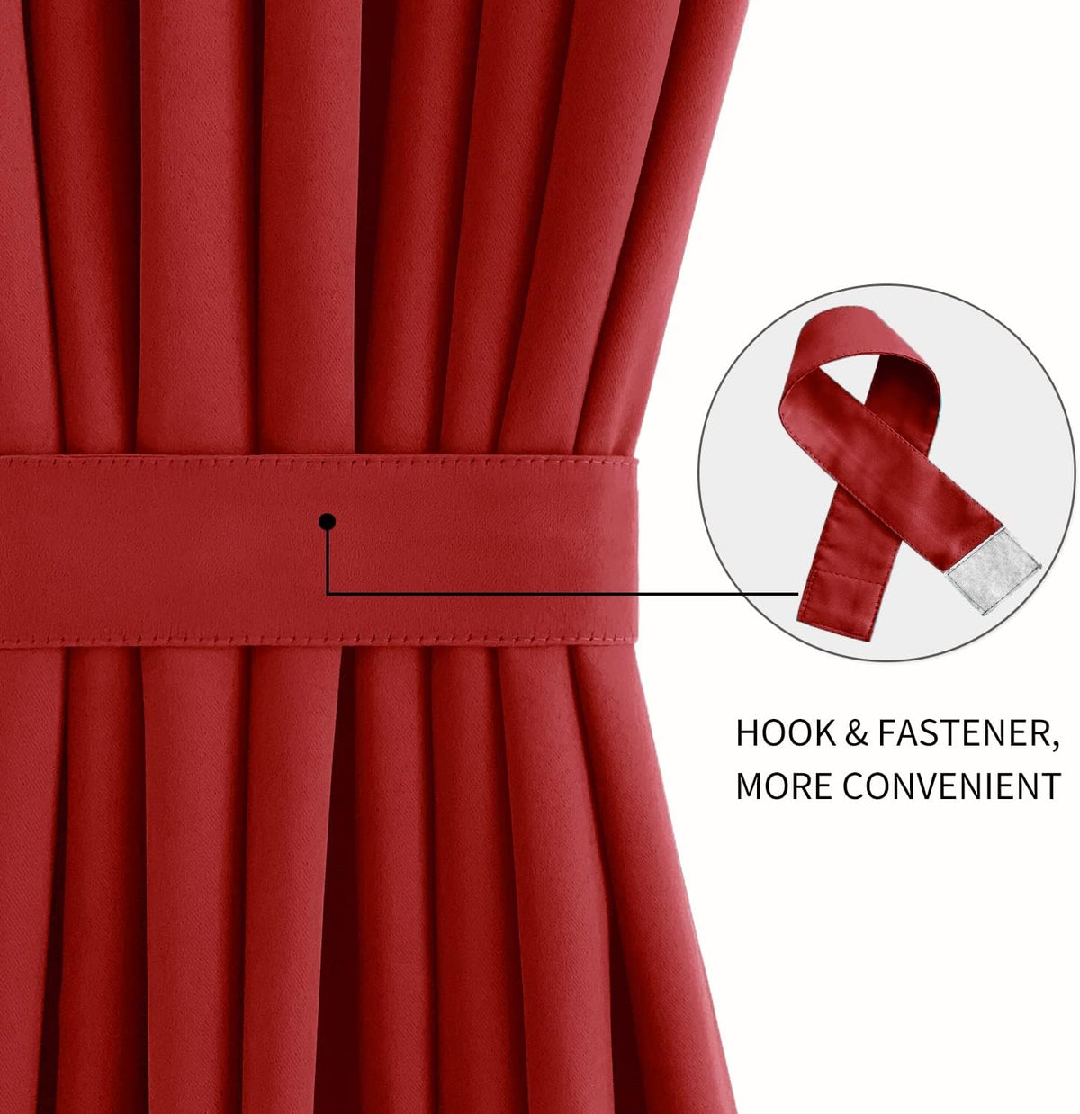 DWCN French Door Curtains – Rod Pocket Thermal Blackout Curtain for Doors with Glass Window