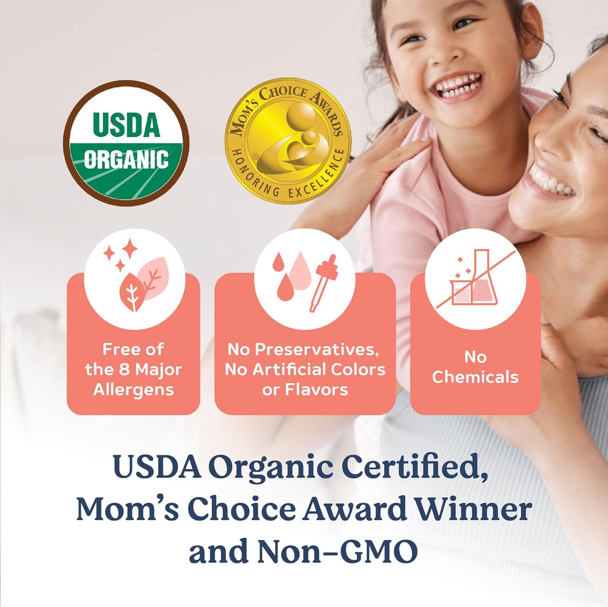 Lovebug Award Winning USDA Organic Probiotic for Toddlers & Kids | Multi-Strain 15 Billion CFU |