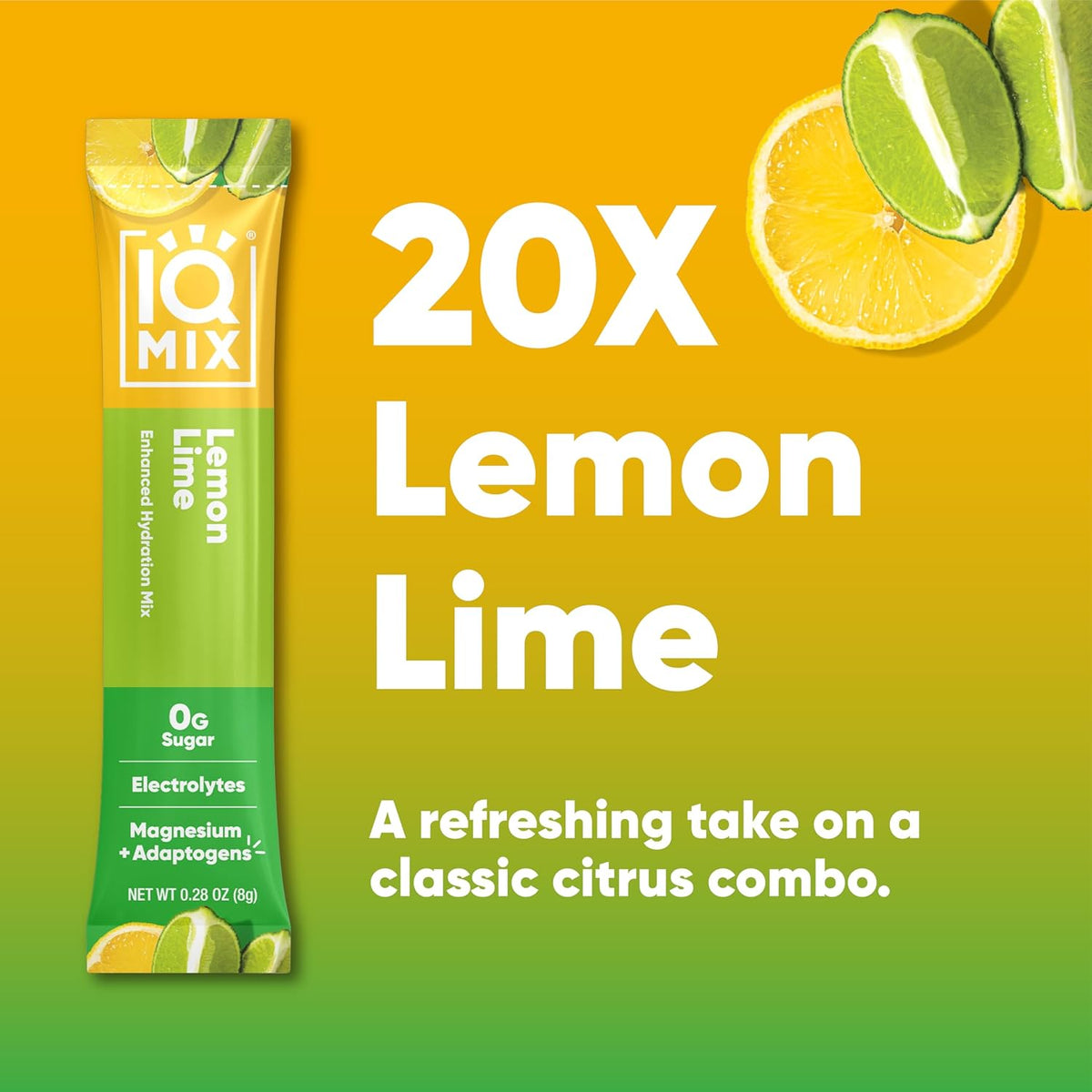 IQMIX Hydration Electrolyte Powder – 4-in-1 Formula for Hydration, Mental Clarity, Mood and